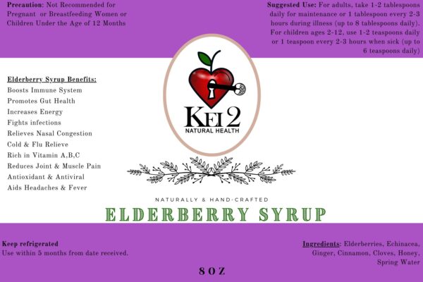 Elderberry Immune Syrup – Powerful Herbal Support for Year-Round Wellness - Image 2