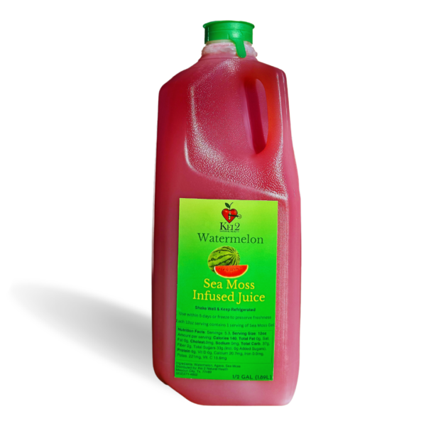 Sea Moss Infused Watermelon Juice 1/2 Gallon