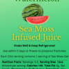 Watermelon Juice with Sea Moss 1/2 Gallon - Image 2