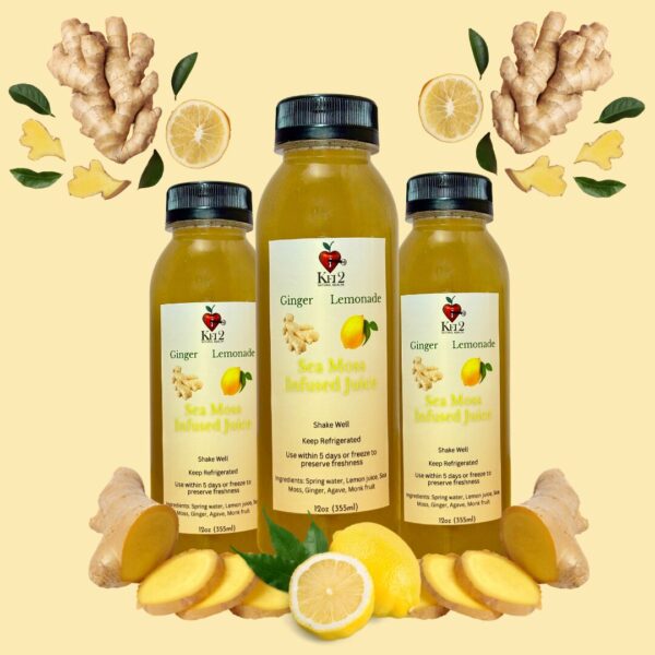 ginger lemonade- sea moss infused